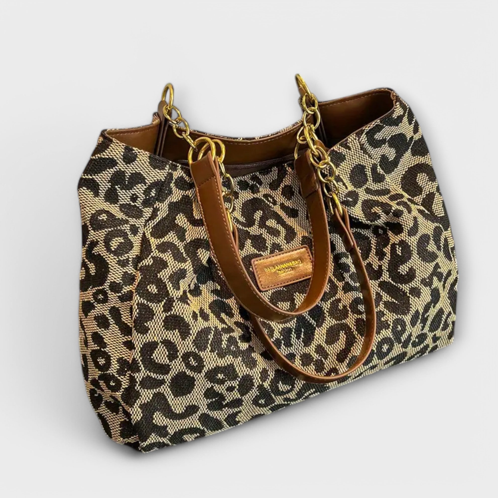 Aurellia. - Leopard Canvas Tygkasse