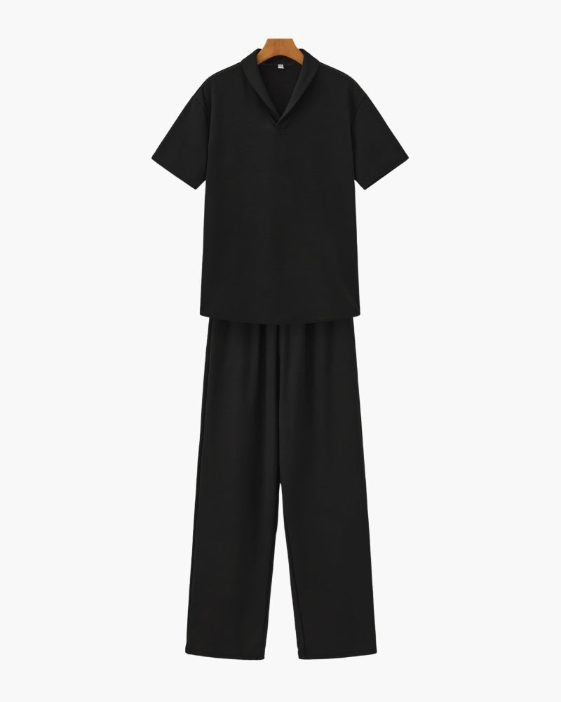 Baumwoll Polo- & Hosen-Set