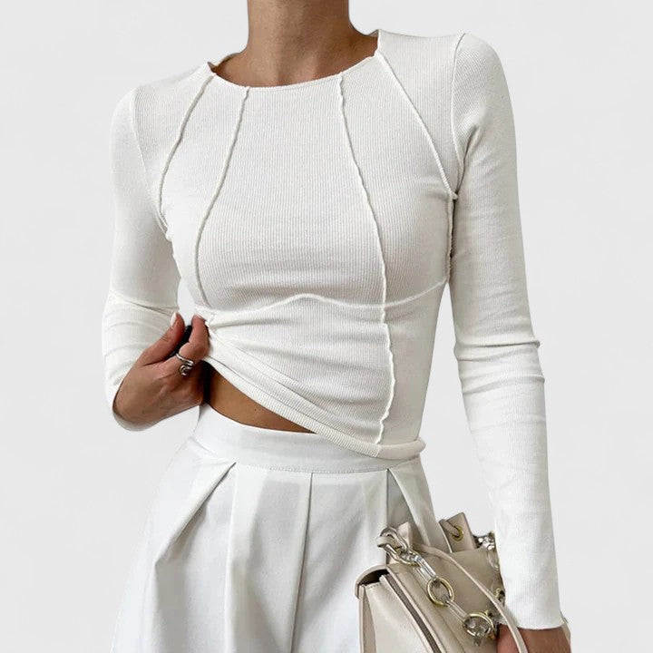 Rozminda - Comfortabel shirt met lange mouwen