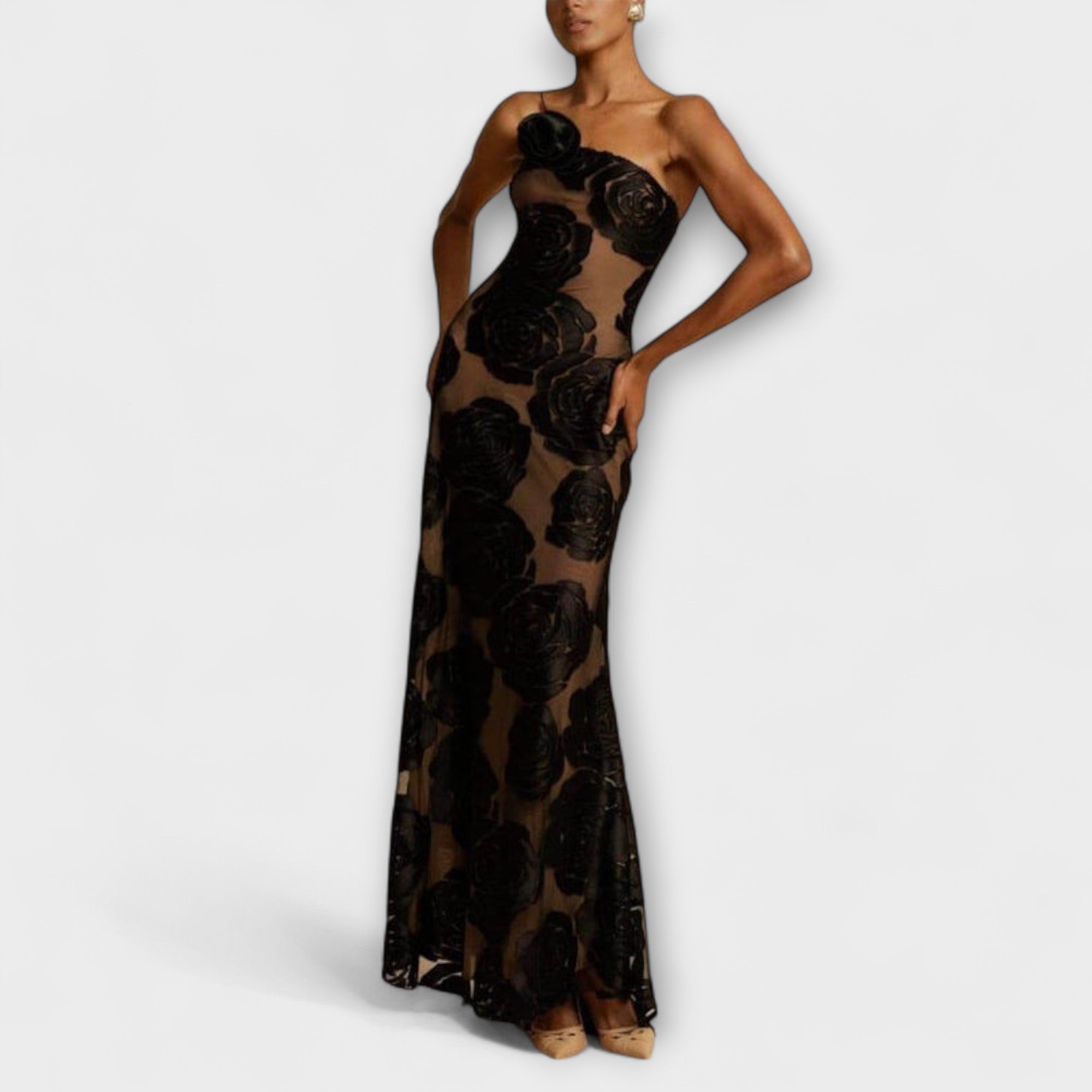 Sara - Blumiges Maxikleid