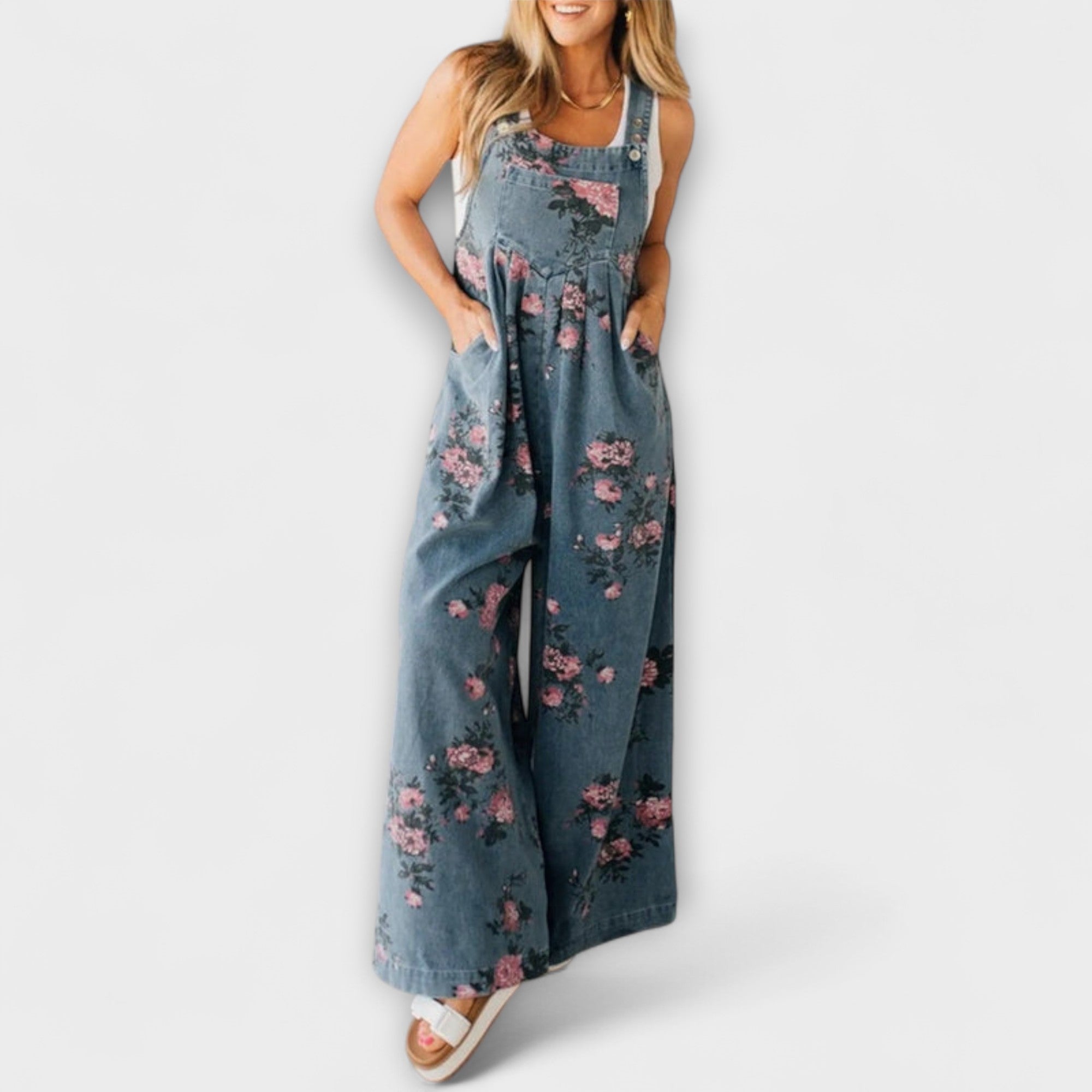 Mirona - Avslappet passform denim overaller