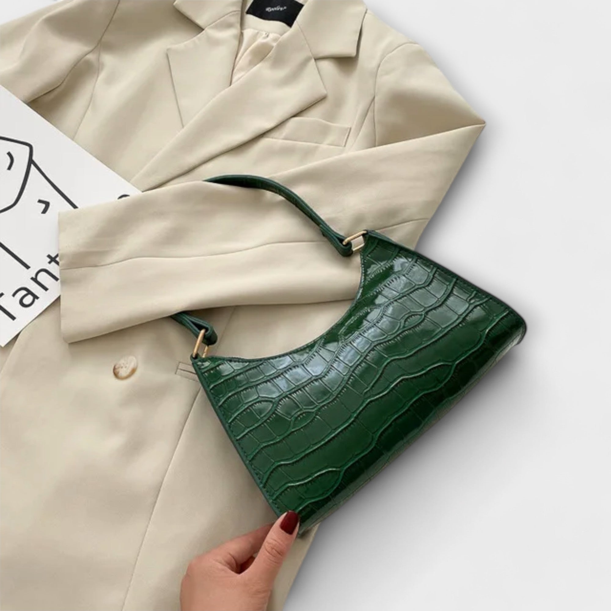 아우렐리아. - 반짝이는 가죽 가방