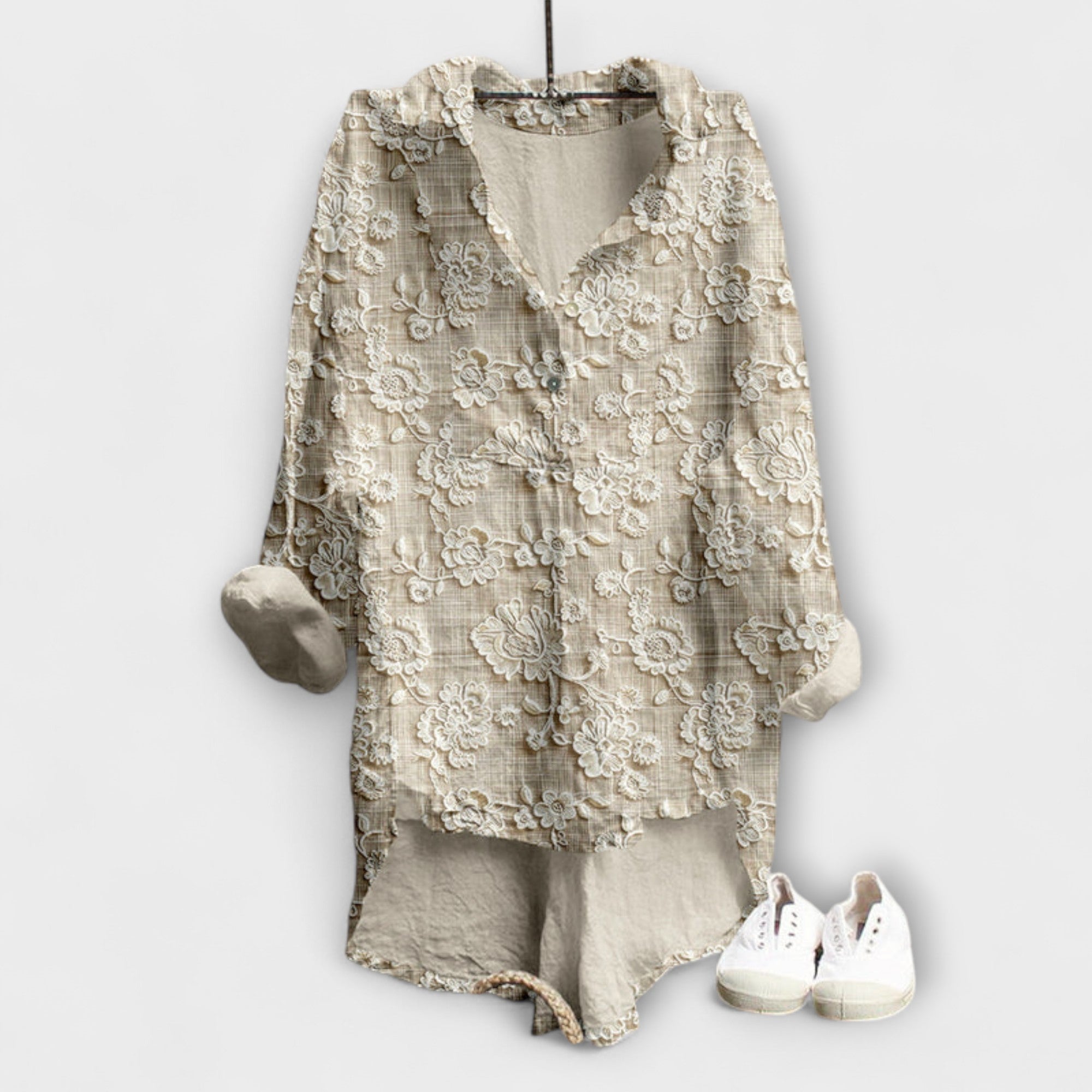 Scarlett - Eenvoudige Bedrukte Top