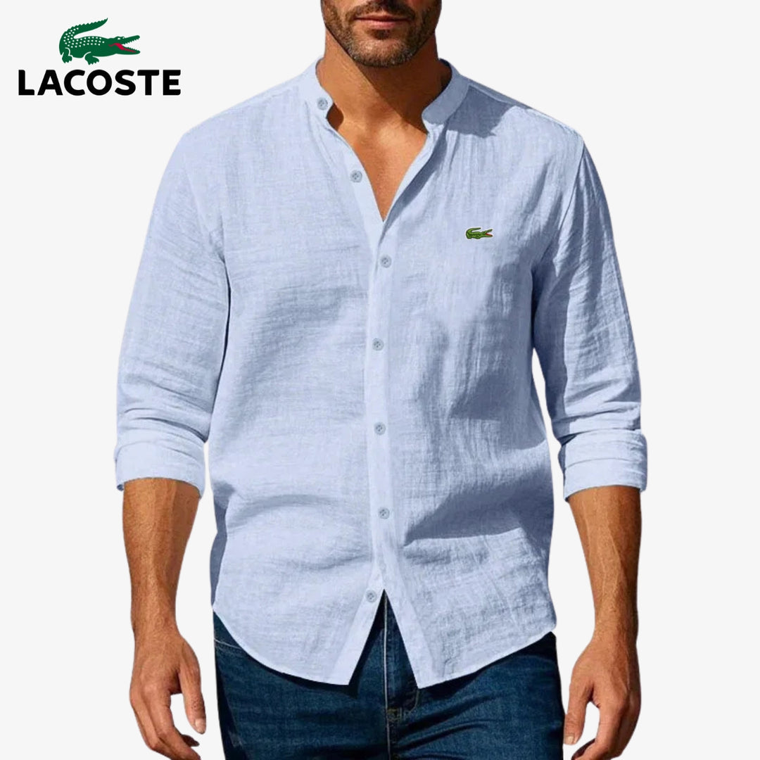 LACOSTE – Camicia elegante con colletto rigido