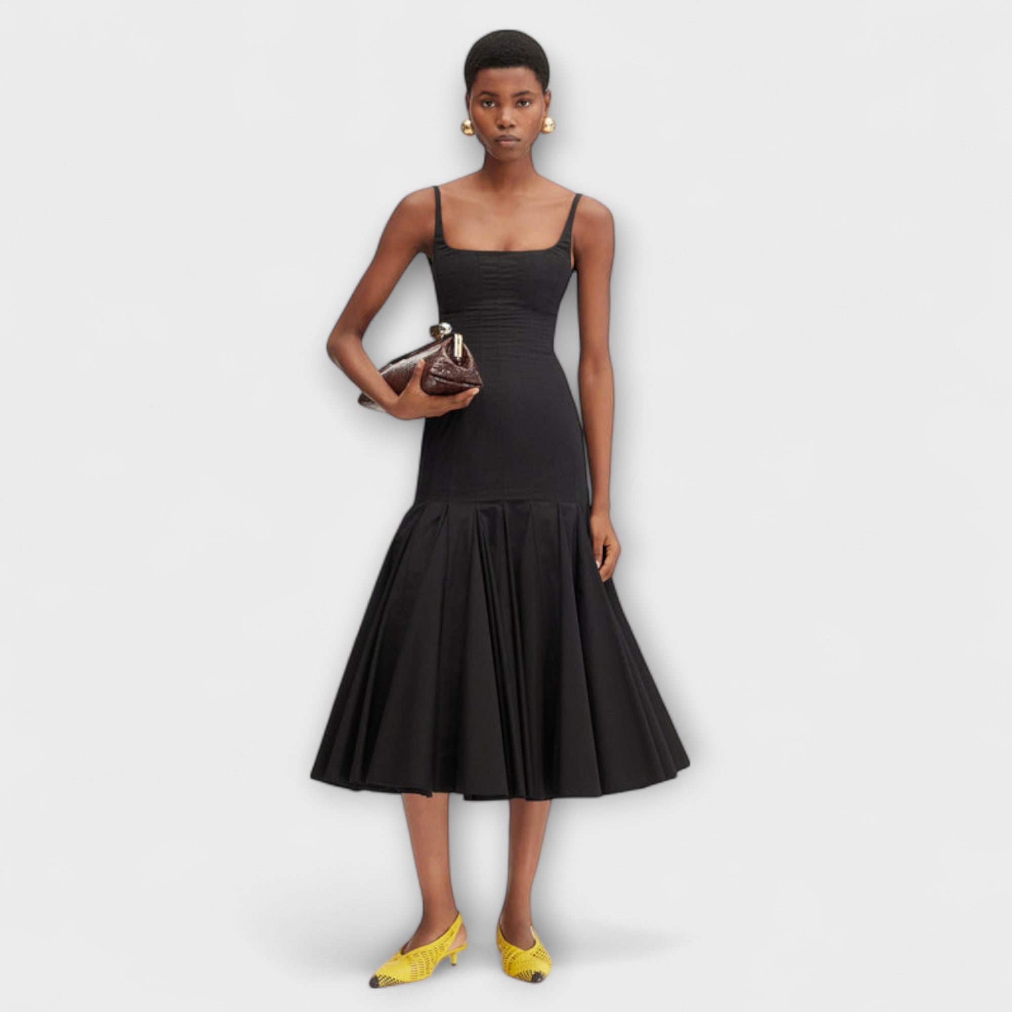 캐시 - 용설란에서 영감을 받은 미디 드레스