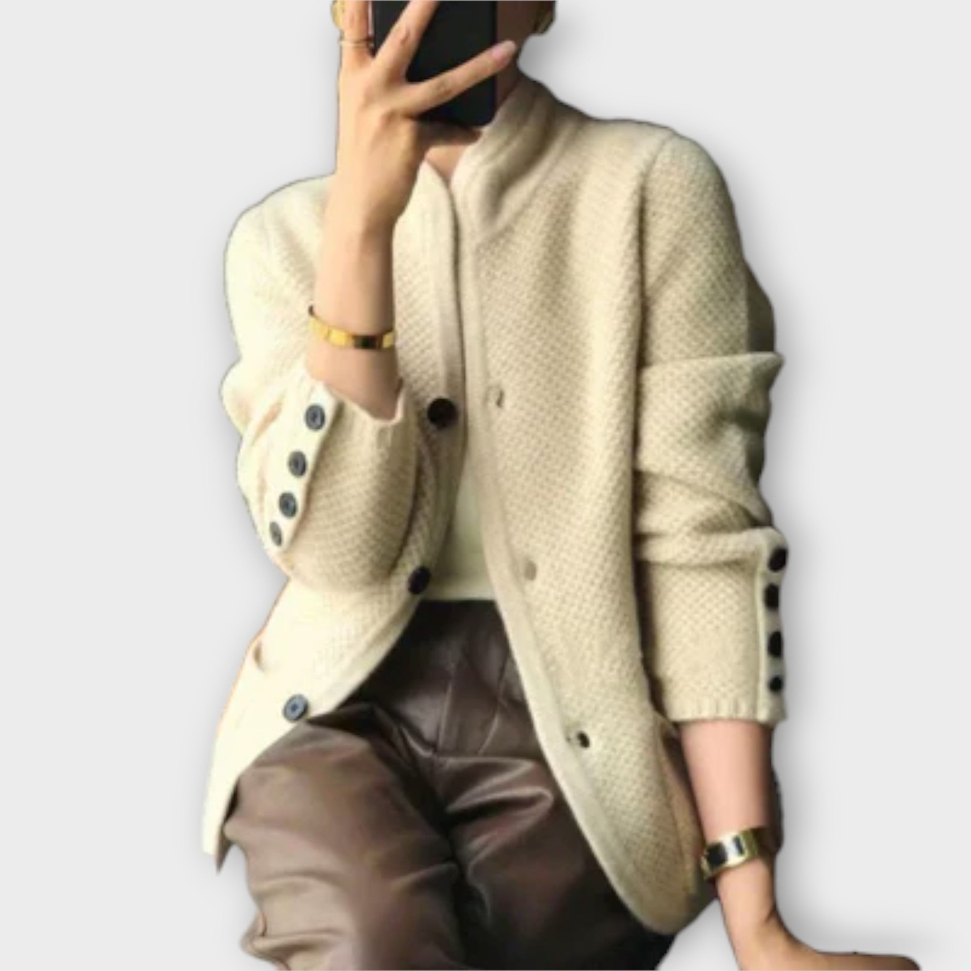 알리사 - 스타일리시하고 아늑한 가디건