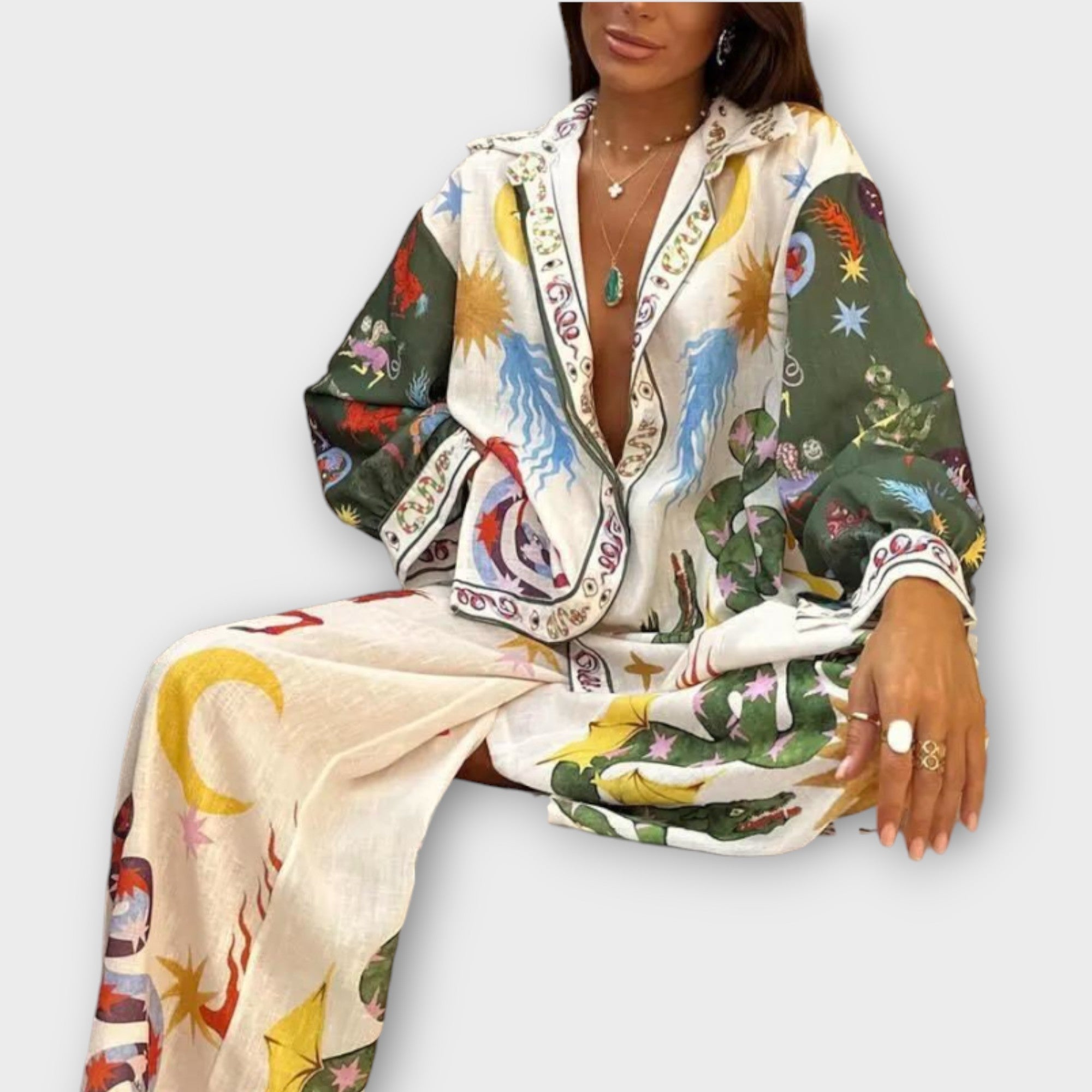 Stella - Elegancki dwuczęściowy strój damski