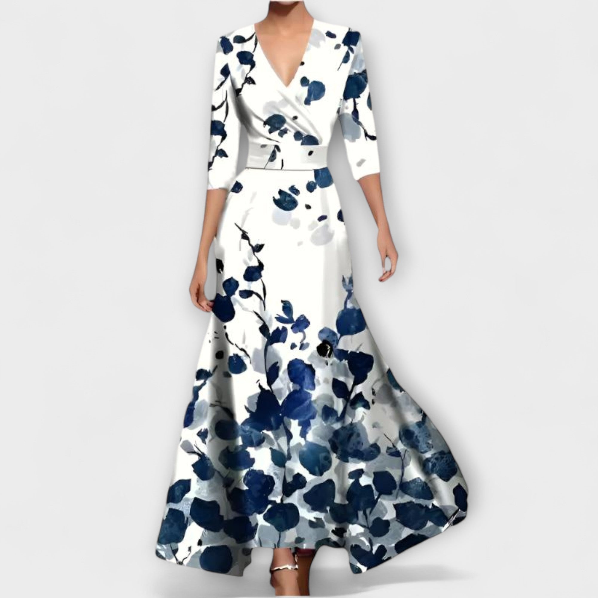 Alma - Elegant Sleeve Design Women's Dress